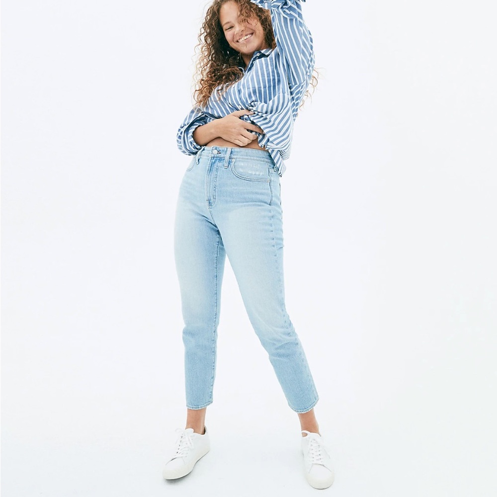 Madewell Light Blue Straight Leg Jeans